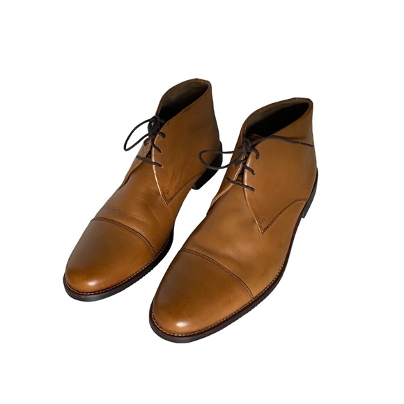 Stafford brown leather chukka boots size 13M (42) - Picture 1 of 9